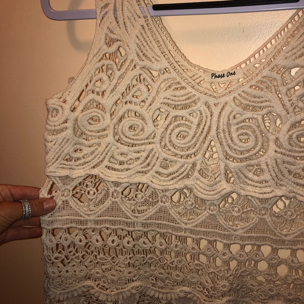 Women’s Crochet tank top - festival wear